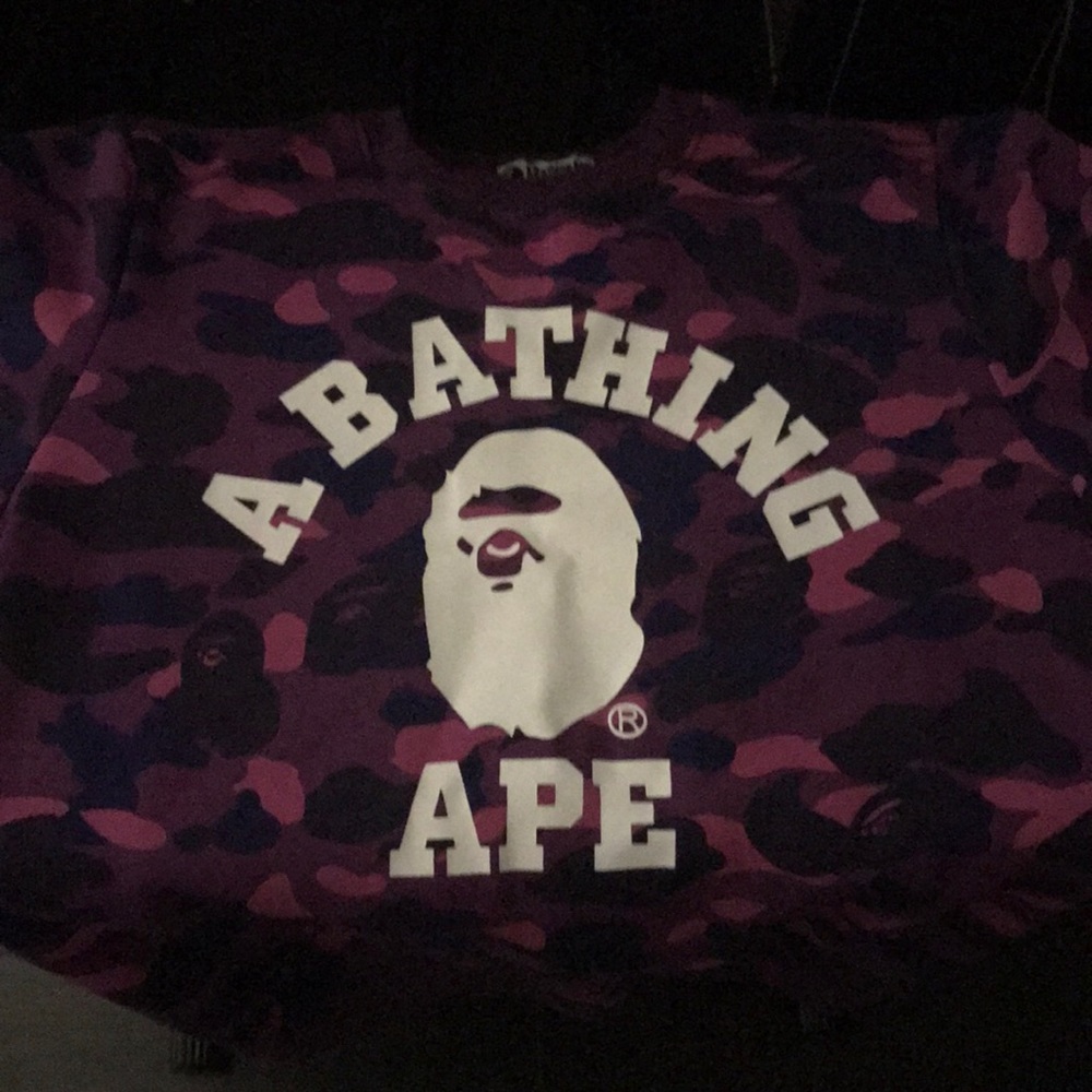 Bape crew neck